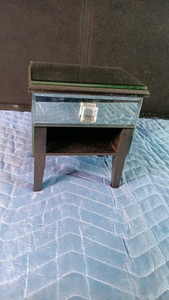 mirror  wood jewel box