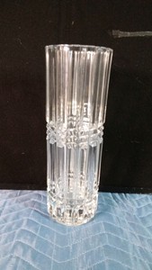 Cristal dArques Durand Montparnasse lead crystal vase manufactured in France