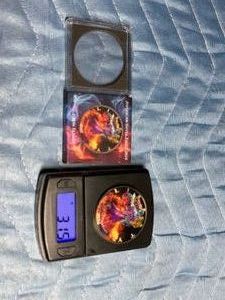 2024 American Silver Eagle coin from the Neon Flames colorized edition.