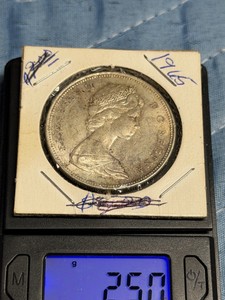 1965 Canadian Silver Dollar