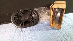 2 new Pyle 3-way universal car stereo speakers