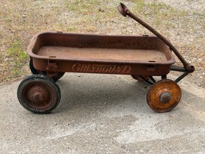 Vintage Hamilton Greyhound Metal Wagon