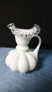 Vintage Fenton Silver Crest pitcher