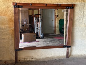 Dresser Mirror or can be made into a wall hanging mirror