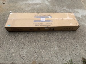 inside this box is a 58-inch TV Stand with an 18-inch Electric Fireplace - Never been opened  - see description for more info