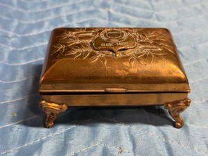 Vintage Copper Trinket Box - Great Seal of the State of Arizona 1912 Globe-Miami