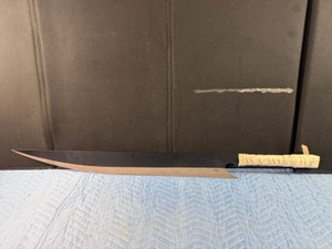 Zangetsu replica sword, famously wielded by Ichigo Kurosaki in the popular anime and manga series Bleach. This specific form represents the iconic oversized, cleaver-like Shikai version of the weapon - see description for more info