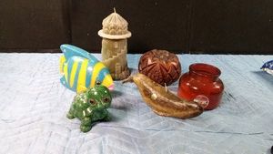 6 unique collectible candles