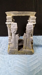 Egyptian heavy poxy resin aquarium decoration