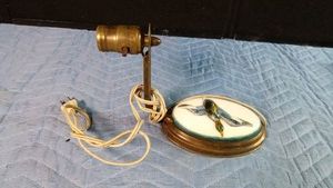 Brass ceramic duck wall lamp