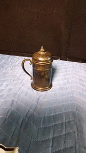 R  Wallace and sons Sterling Silver powdered sugar shake with handle #5630