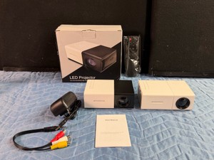 2 - LED Projectors (one is in the box and is complete with everything and the other is just the projector)