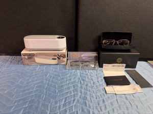 Multi-Function Cleaning Box for Glasses, Watch Chain, Jewelry and More, Noblu vision glasses, Versace glasses model 1175-B