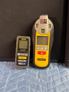General Tools ToolSmart TS01 Laser Distance Measurer with Bluetooth connectivity & Stanley Stud Finder