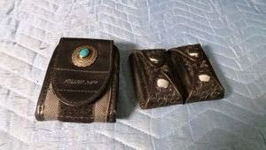 AWP HP credit card and more clip on pouch and Safety speed belt leather holster