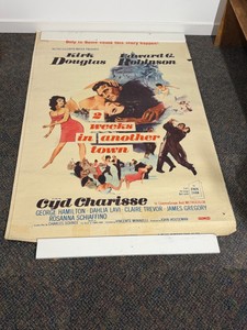 Original theatrical movie poster for the 1962 American drama film Two Weeks in Another Town.