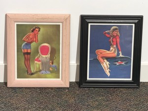 2 - Framed Pictures of Women