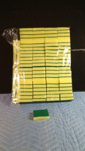 package of 99 new scrub sponges