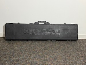 Contico Plastic Gun Case with Foam - Has Wildlife Scene on the Outside (Deer, Geese, Water, Trees and Mountains)