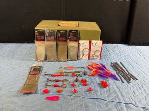 Plano 6300 N Fishing Tavkle Box with Tackle - see description for more info