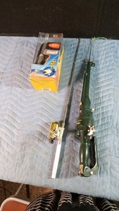 3 pocket rods and reels