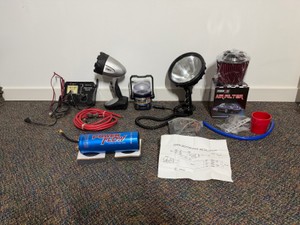 PHOENIX GOLD XSC12 CAPACITOR 1,200,000uF 20-25V, SCOKD Air Filter (Super Power Flow), Quick LED Fog Light Installation Kit, Car Plug in Spot Light, Pro Tech Super Charger and More