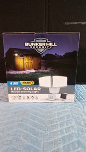 New Bunker hill LED solar motion security light