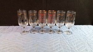 1982 Stage West Mayfield Inn wine glasses
