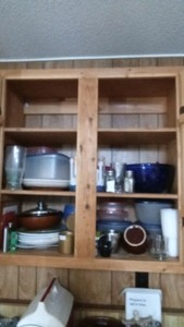 Everything in cupboard - Bring boxes