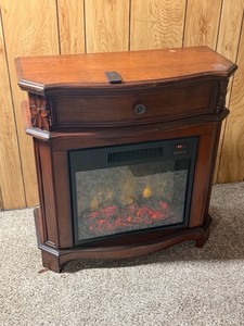 Intertek Electric Heater with Remote mounted into Cabinet with one Drawer - see description for more info