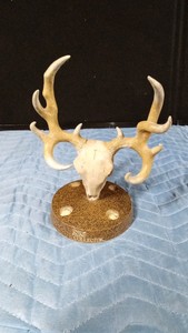 Bone Collector Michael Waddell deer skull statue