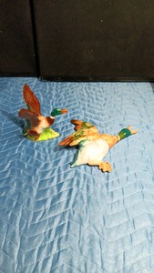 2 Ceramic Ducks