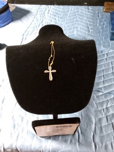 925 Sterling Cross  on Sterling chain