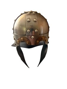 Decorative Mini Medieval Knight Helmet  Metal Crusader Great Helm Display