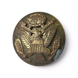 Vintage WWII-era US Army enlisted personnel cap badge