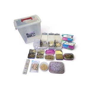 Vintage Bead Making  Jewelry Making  Crafting Bins Loaded