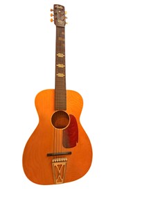 Vintage 1964 Stella Harmony Acoustic Guitar  Made in USA  Plays Well with case