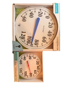 La Crosse Dial Thermometers  13.5 & 8  New in Box