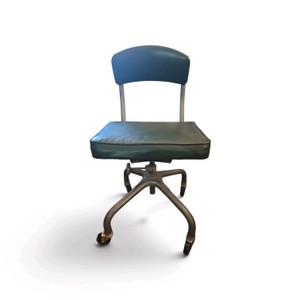 Vintage Harter Mid-Century Modern industrial tanker office chair