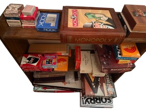 Large Lot of Board Games, Card Games, Travel Games & Game Accessories