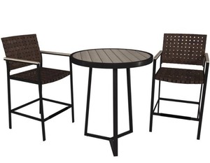 $199 Brunswick Brown 3-Piece High Bistro Set