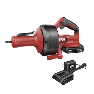 $125 SKIL  20-Volt Cordless Power Snake Drain Cleaner Kit