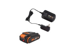 WORX  20-Volt Lithium-Ion 2.0Ah Battery & Charger Starter Kit