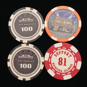 Lot of (4) Promotional Chips