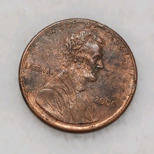ERROR COIN CONECA  LMRD-006 2000 Wide AM Lincoln Penny
