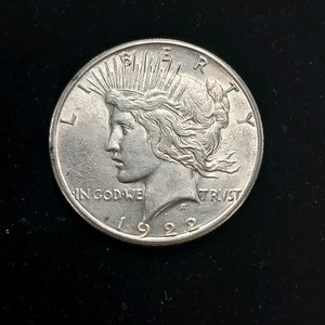 1922 Peace Dollar - 90% Silver Constitutional Currency