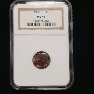 1995-D (Denver Mint in slab) Roosevelt Dime