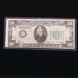 1934 $20 Federal Reserve Note (Series 1934A)