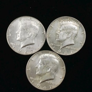 Lot of (3) Coins  Triple 67 Kennedy Half Dollars