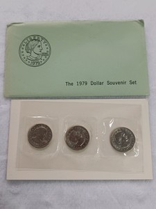 Official 1979 United States Mint Susan B. Anthony Dollar Souvenir Set